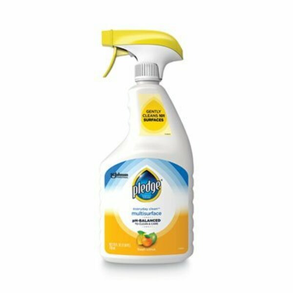 Uss Pledge&#174, Everyday Clean Multisurface Cleaner, Clean Citrus, 25 oz Trigger Spray Bottle, 6PK 336283